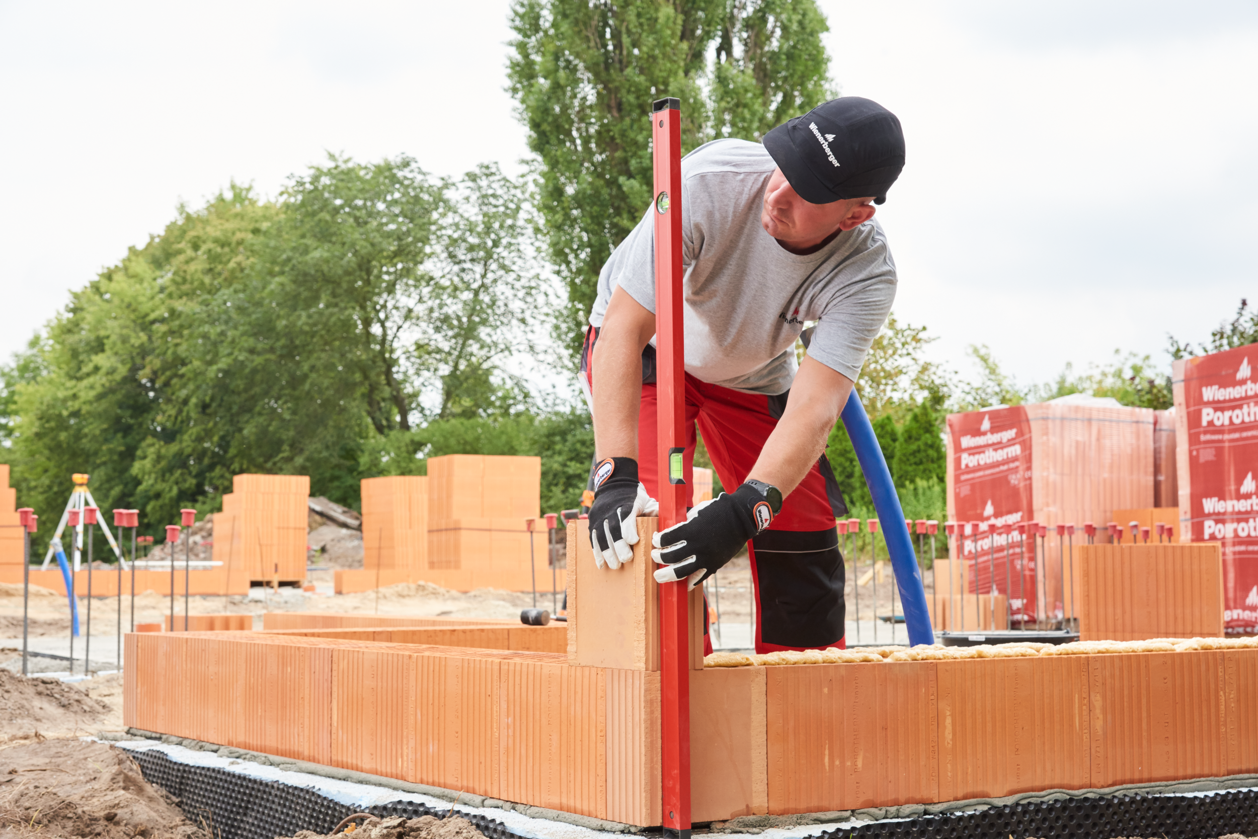 Porotherm 25 Dryfix - pustaki ceramiczne wykorzystywane podczas budowy domu